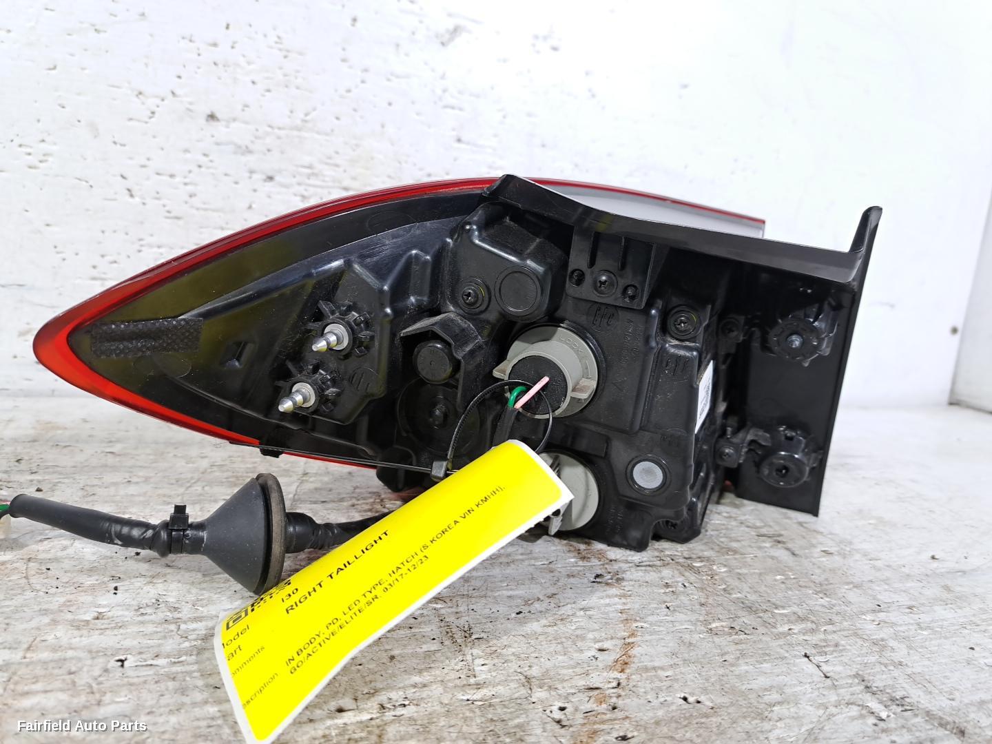 2017-2023 Hyundai I30 Right Taillight