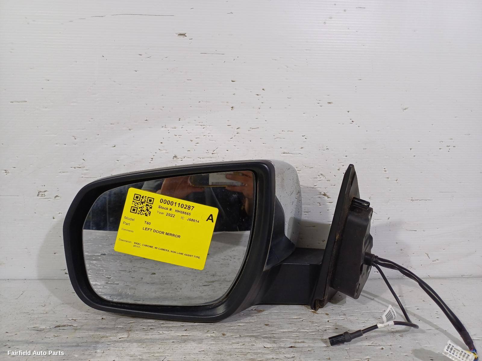 2017-2025 Ldv T60 Left Door Mirror