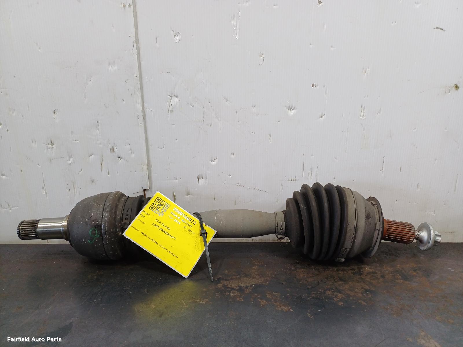 2013-2019 Mercedes Cla Class Left Driveshaft