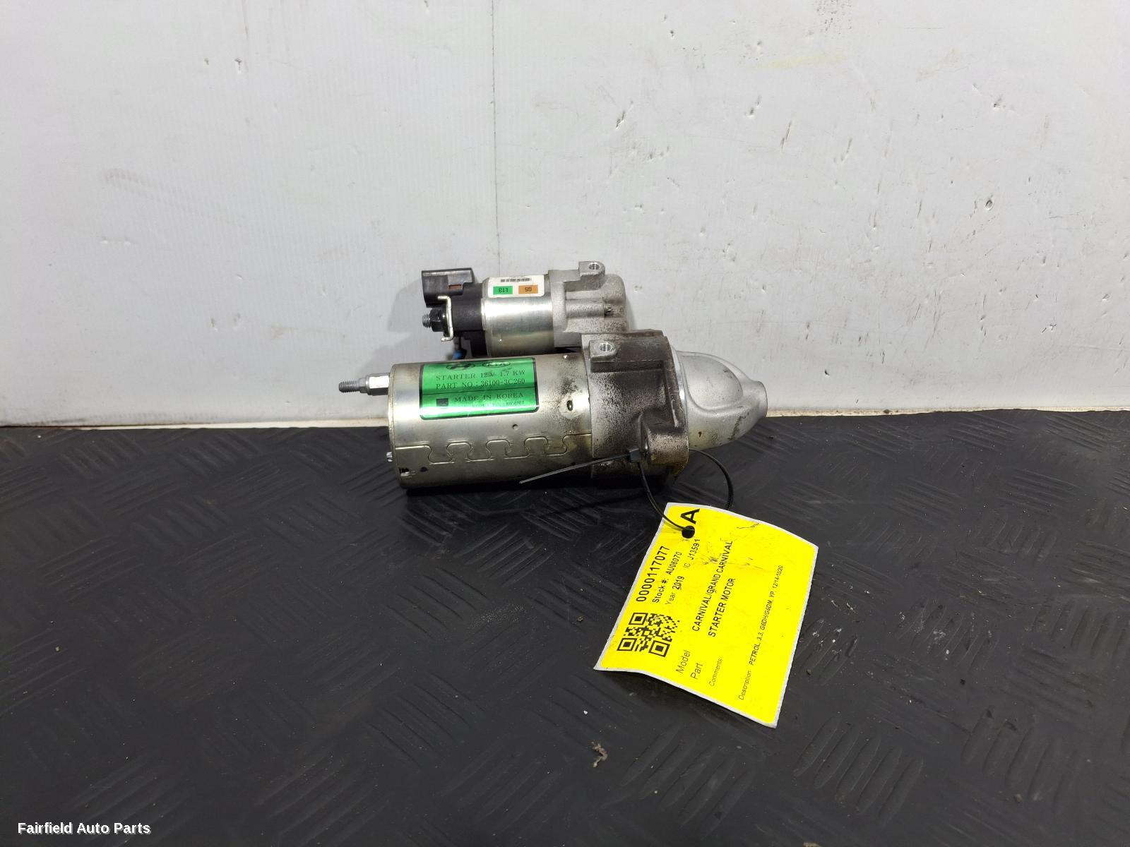 2014-2020 Kia Carnival/grand Carnival Starter