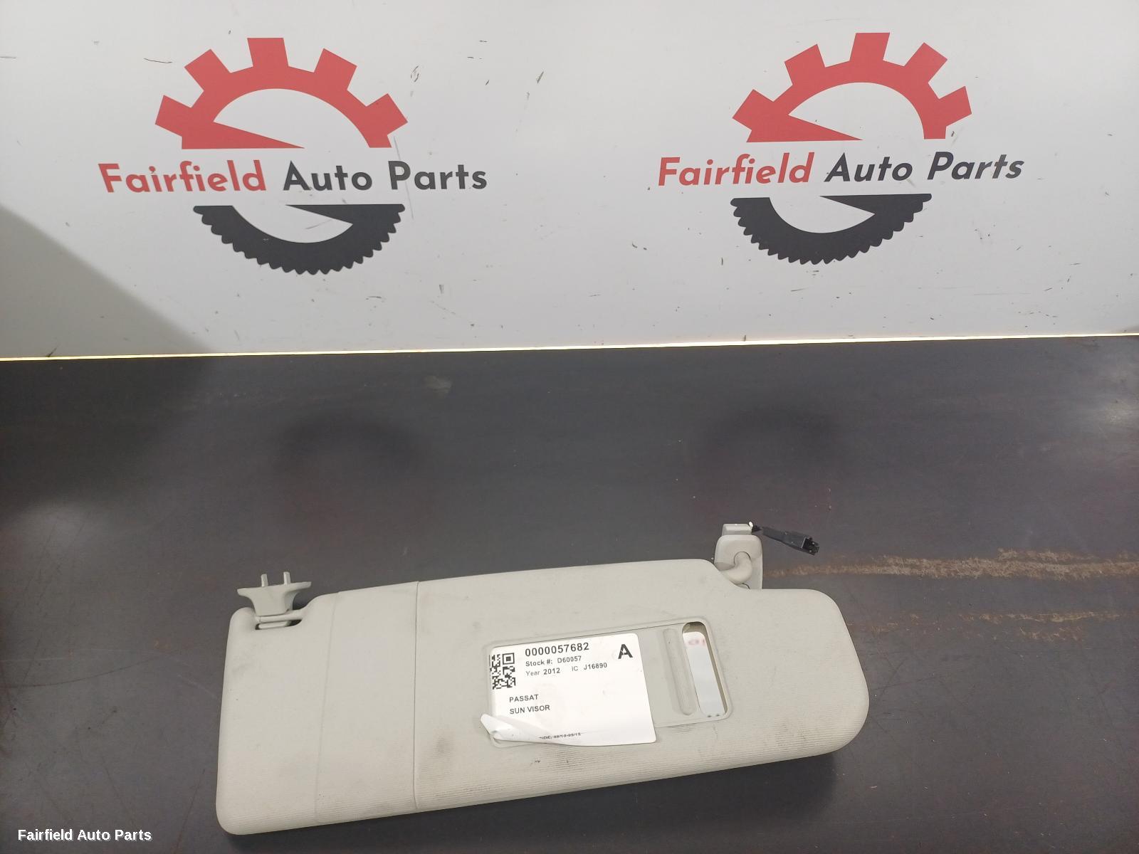 2010-2016 Volkswagen Passat Sunvisor