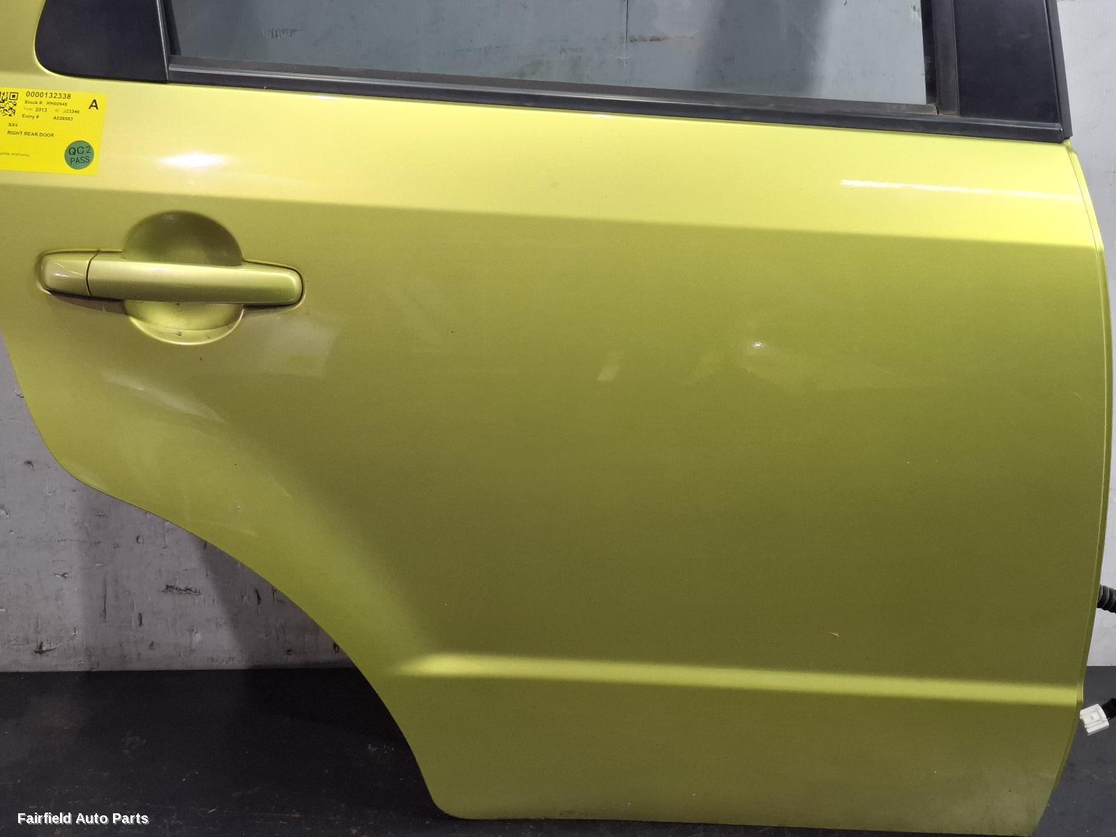 2007-2014 Suzuki Sx4 Right Rear Door Sliding