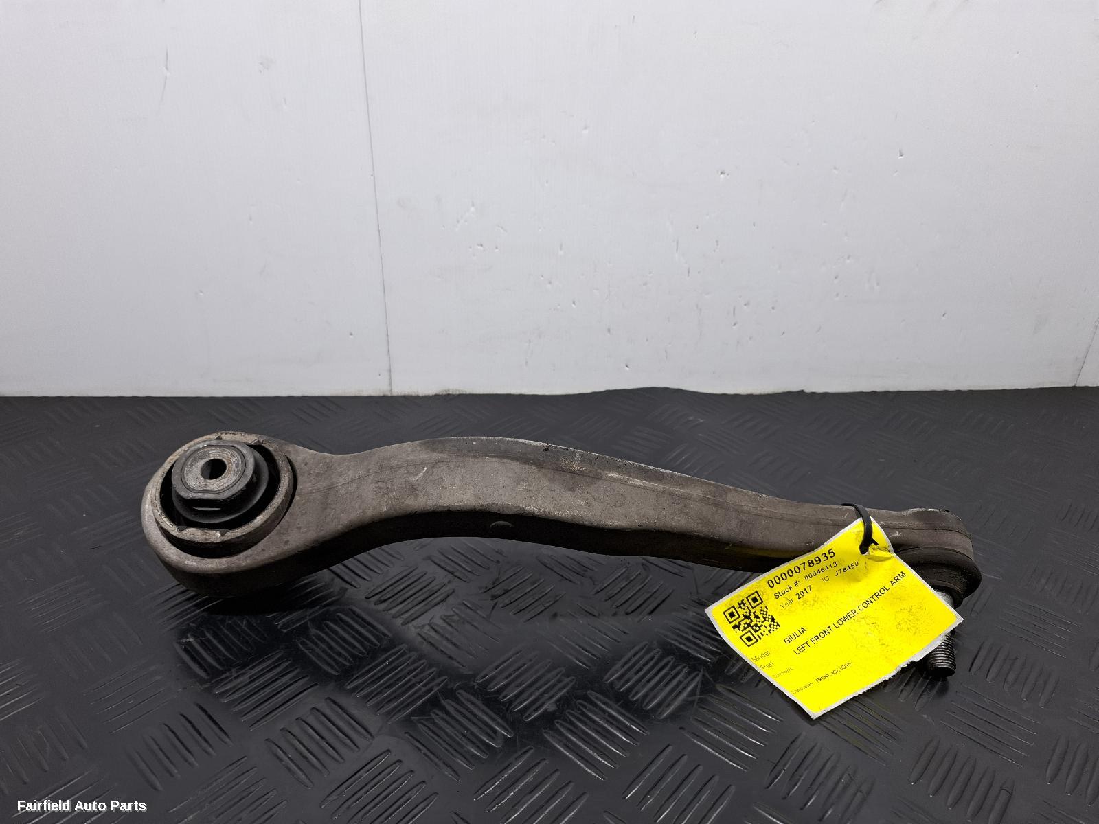 2016-2026 Alfa Romeo Giulia Left Front Lower Control Arm