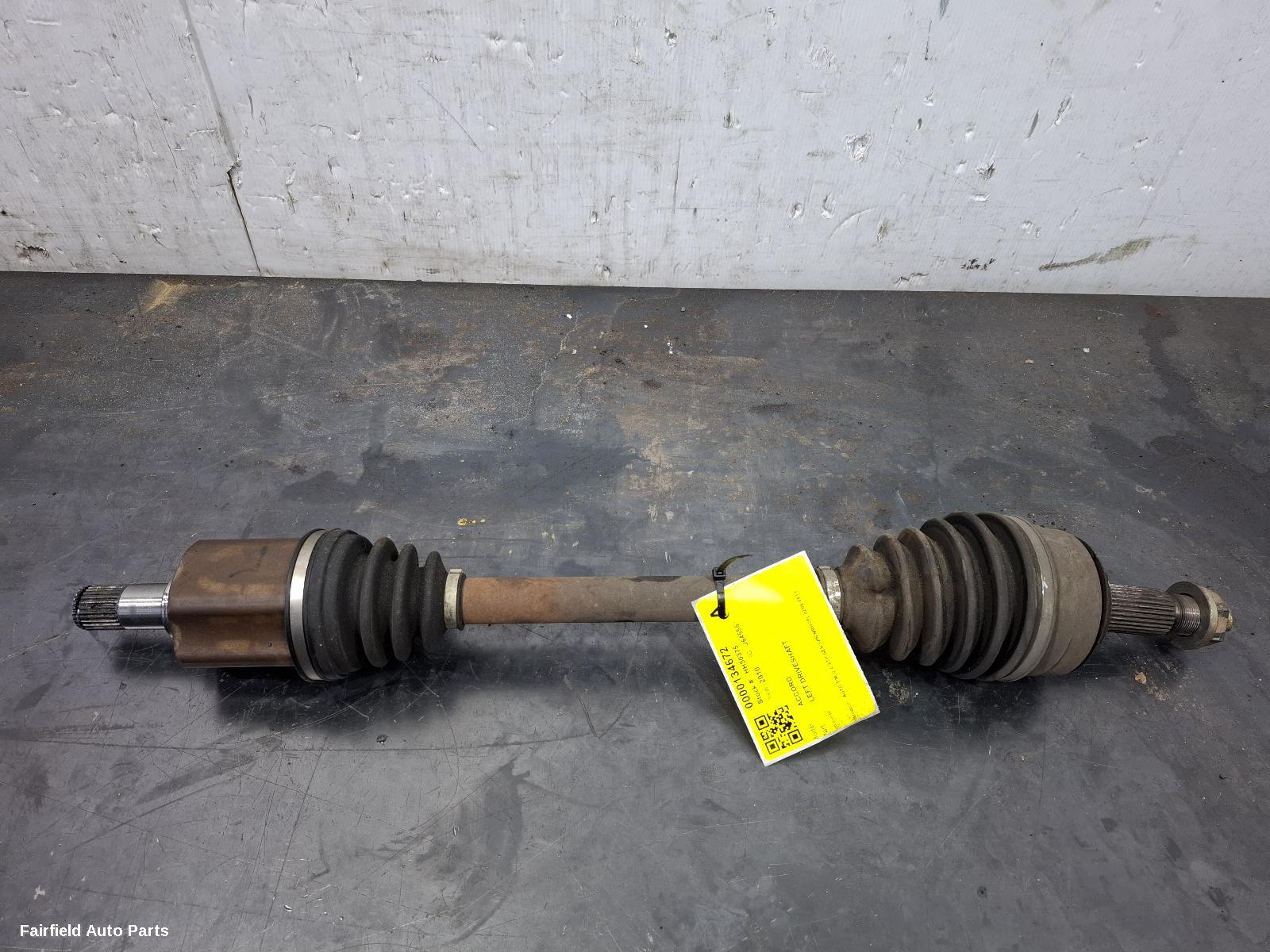 2008-2013 Honda Accord Left Driveshaft