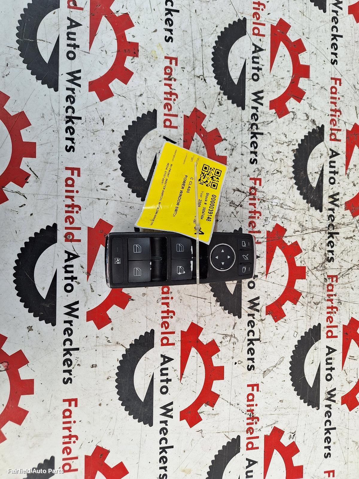 2009 Mercedes C Class Pwr Dr Wind Switch