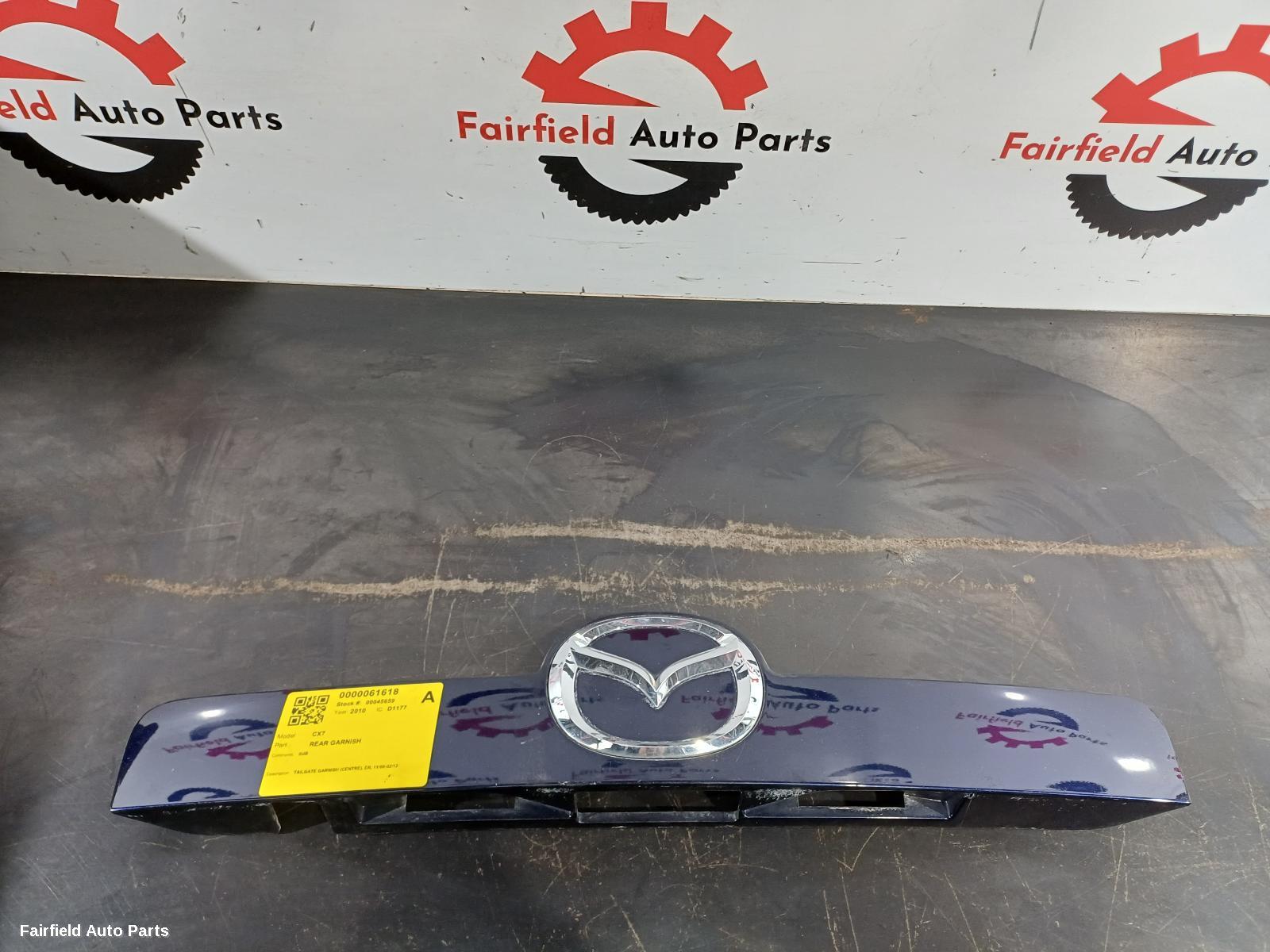 2006-2012 Mazda Cx7 Rear Garnish