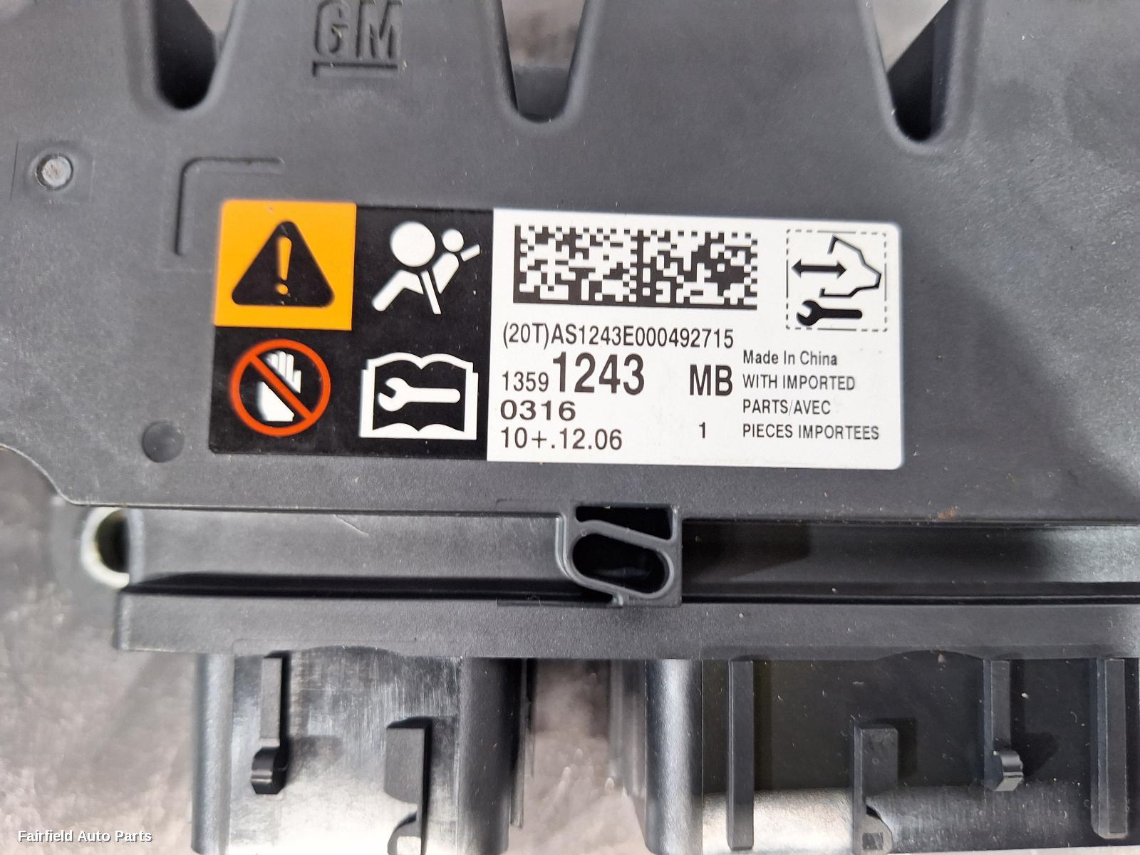 2011-2017 Holden Cruze Airbag Module Sensor