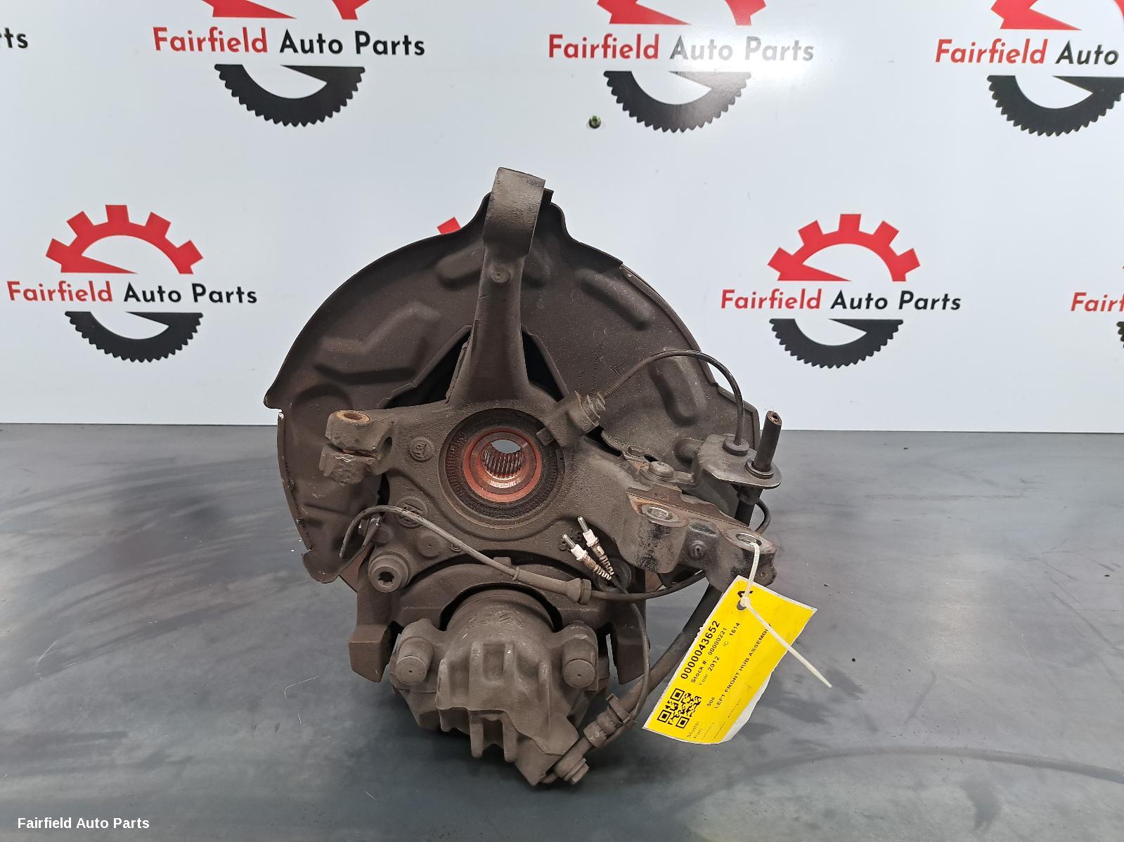 2011-2017 Peugeot 508 Left Front Hub Assembly