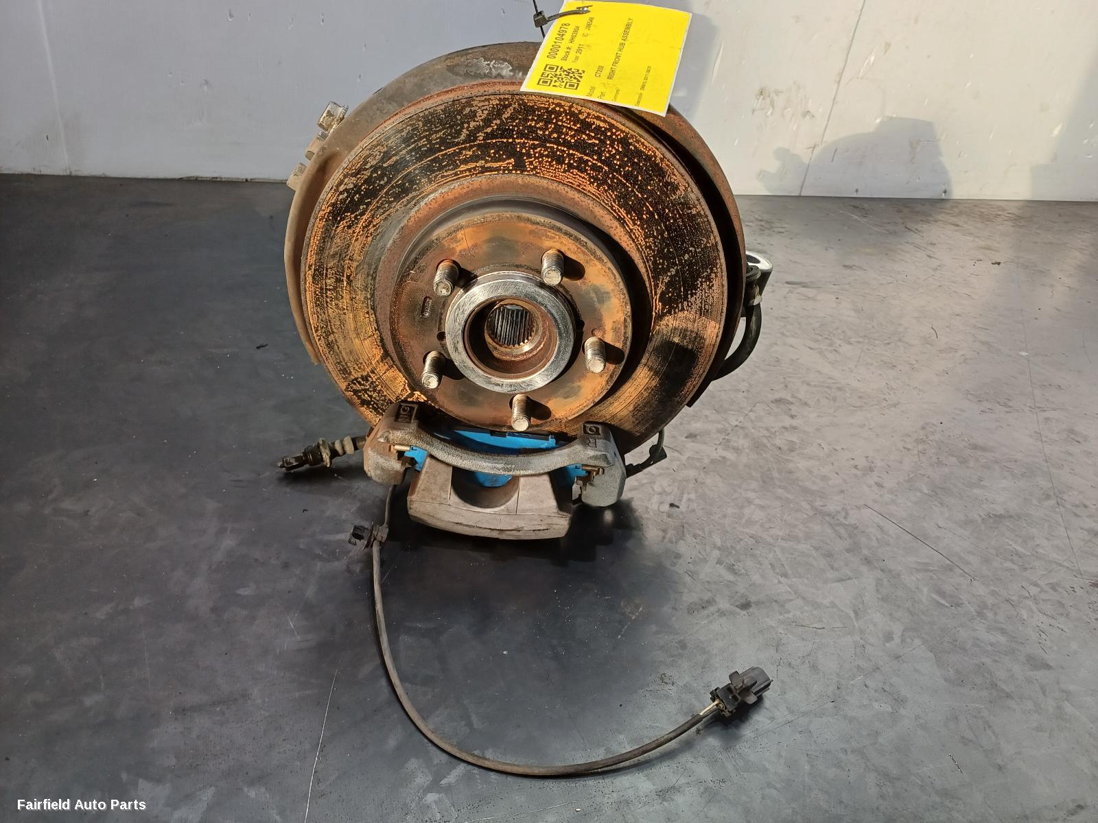 2011-2021 Lexus Ct200h Right Front Hub Assembly