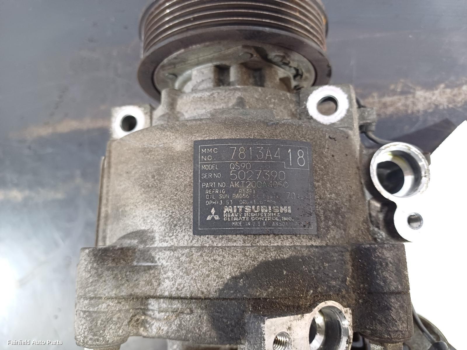 2012 Mitsubishi Lancer A C Compressor