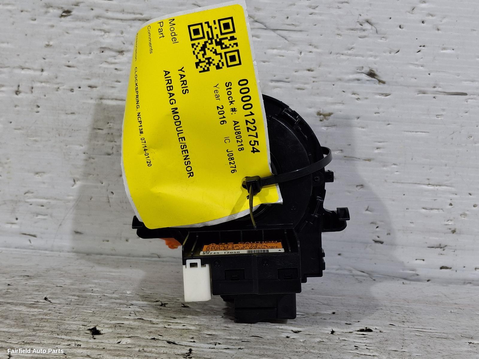 2014-2020 Toyota Yaris Airbag Module Sensor