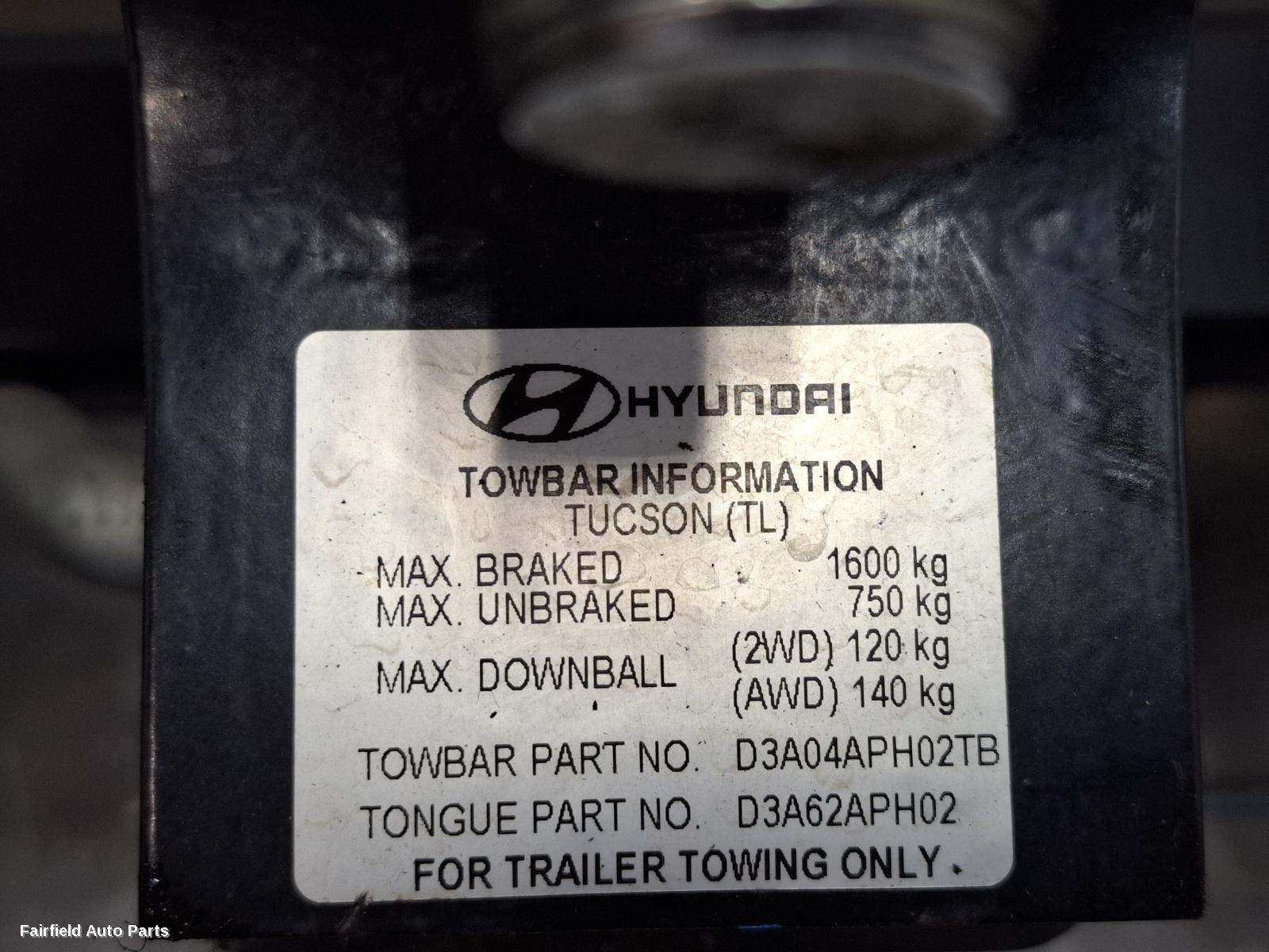 2018-2021 Hyundai Tucson Towbar