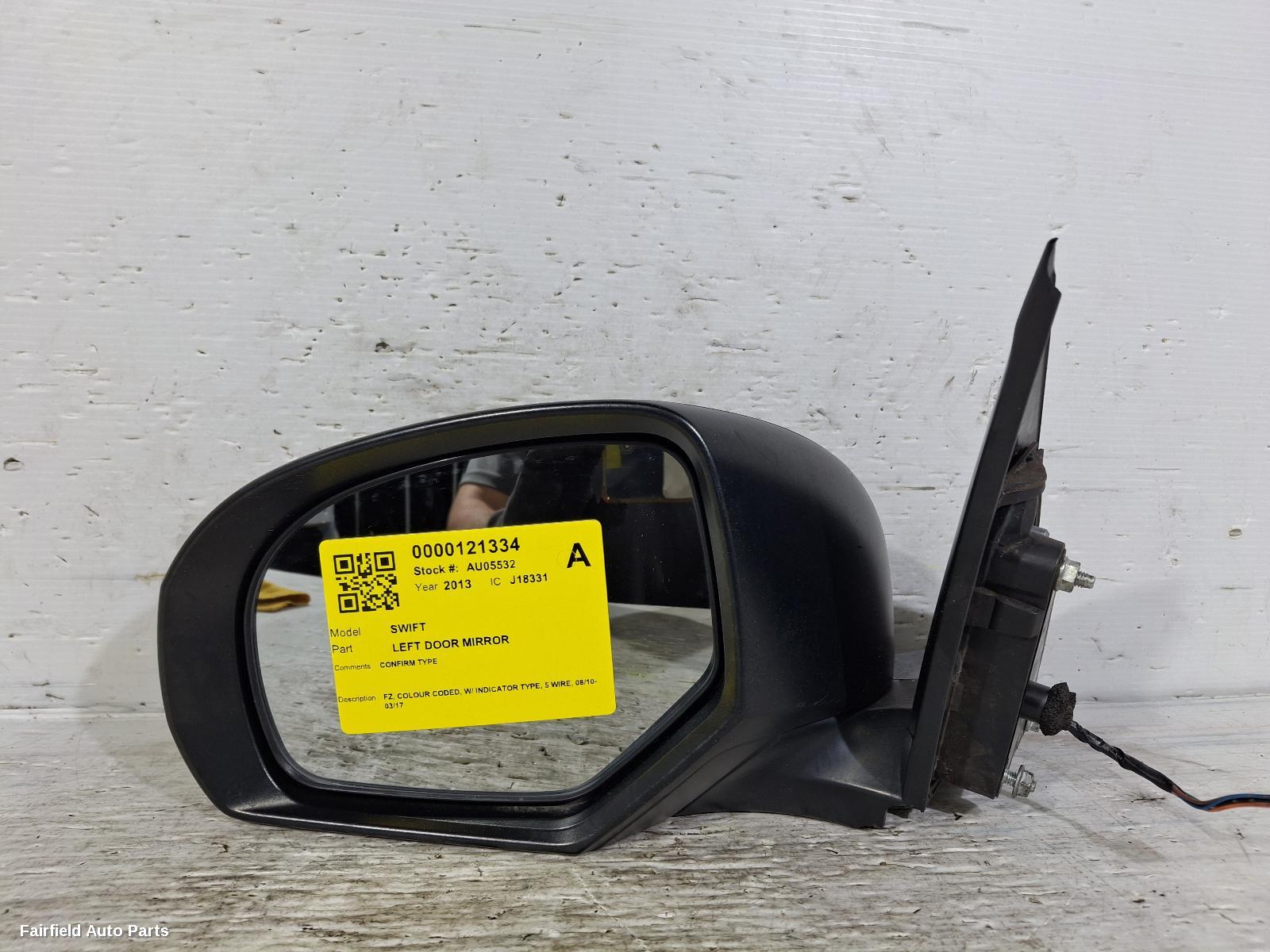 2010-2017 Suzuki Swift Left Door Mirror