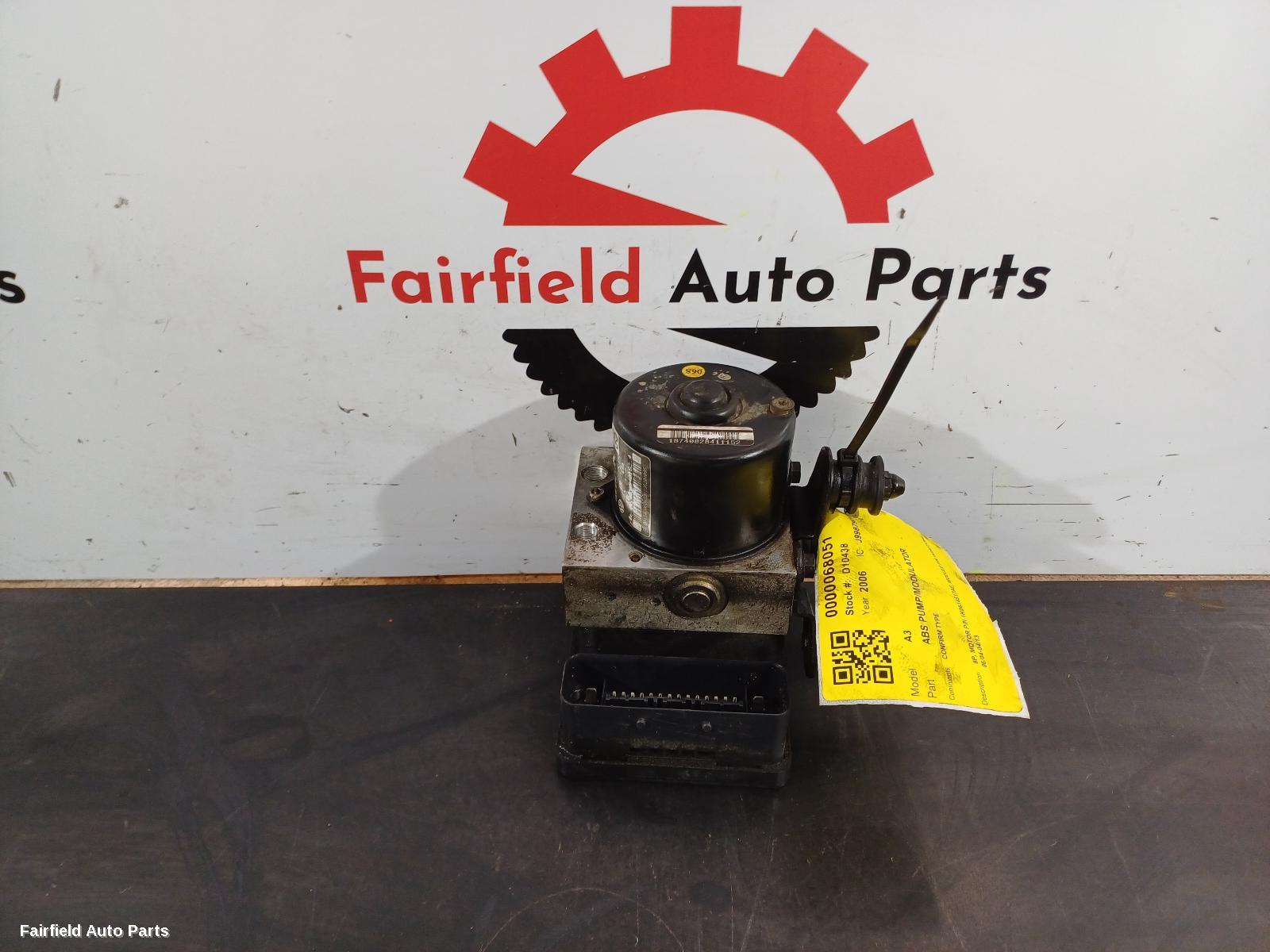 2004-2013 Audi A3 Abs Pump Modulator