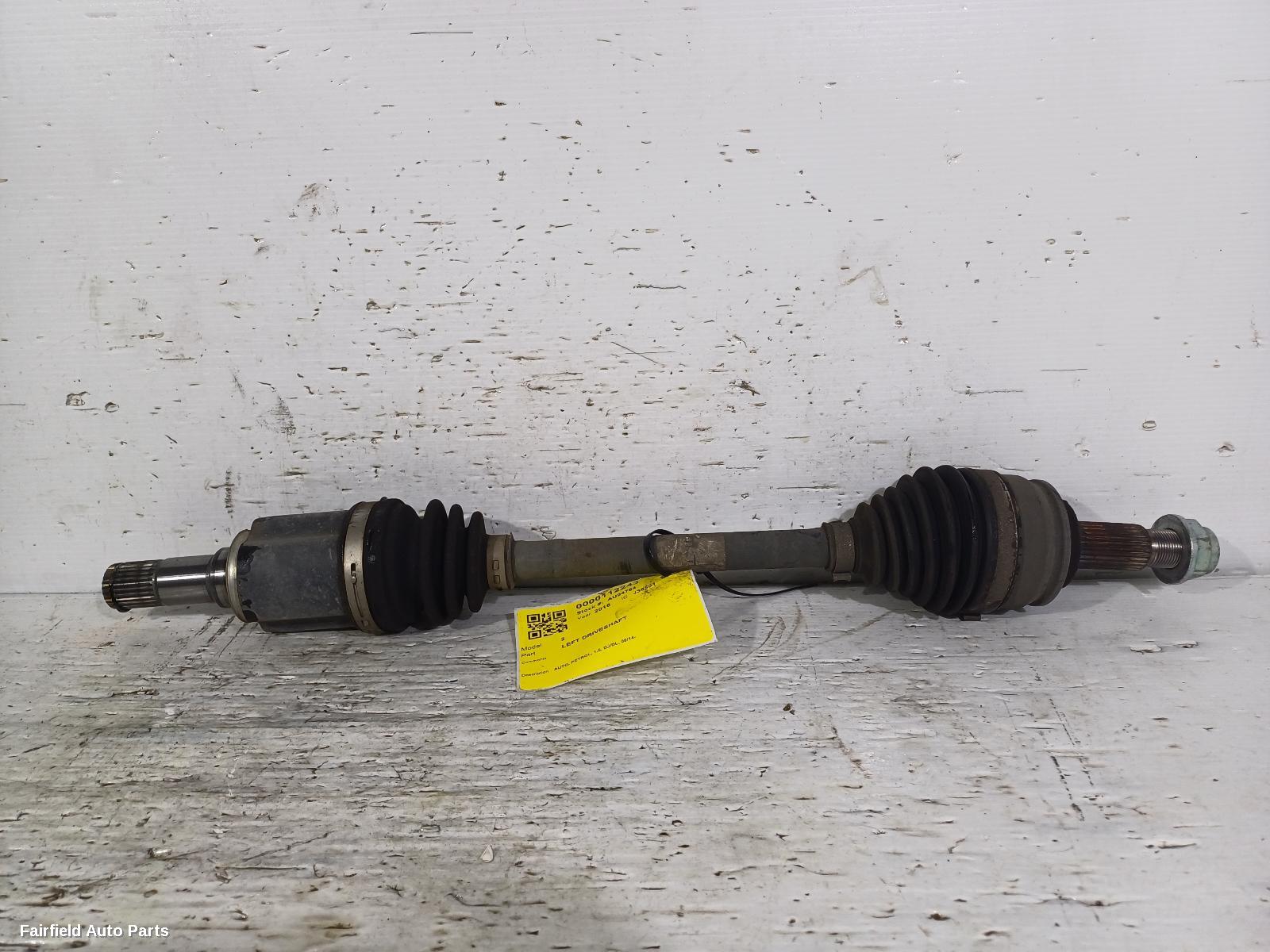2014-2026 Mazda 2 Left Driveshaft