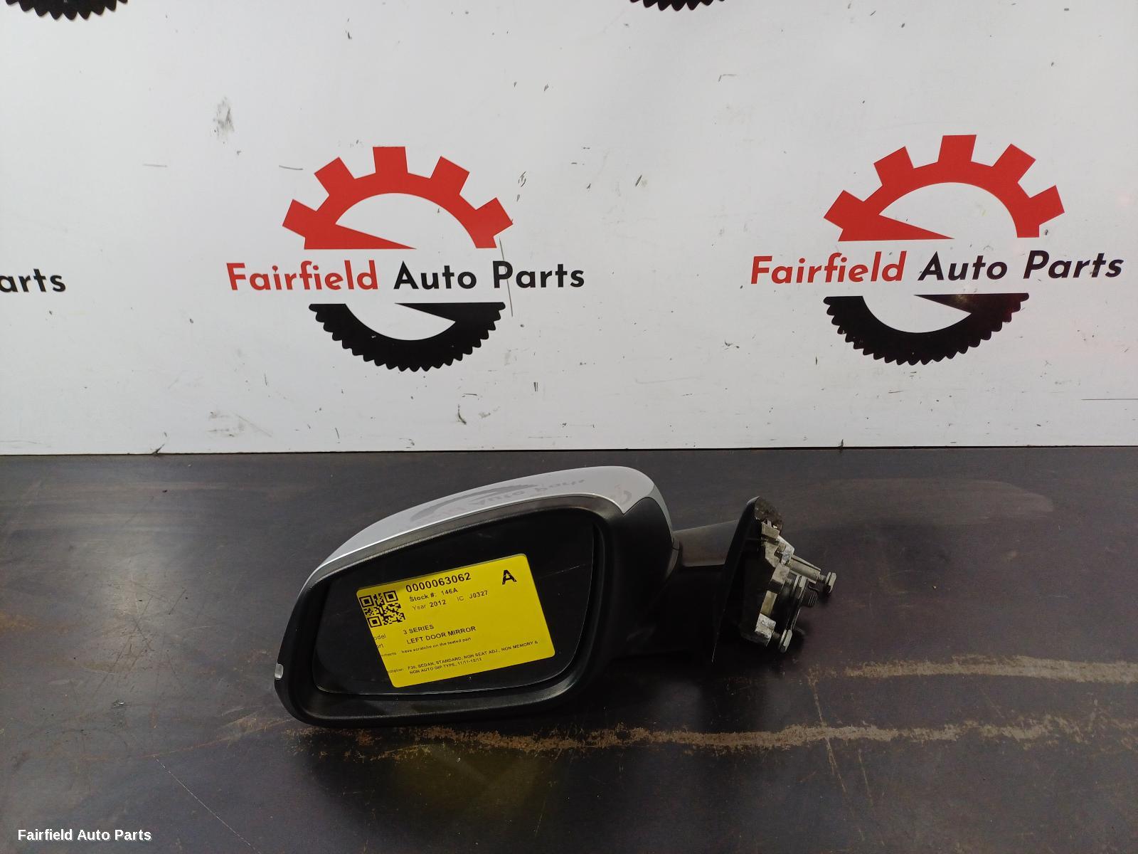 2011-2012 Bmw 3 Series Left Door Mirror