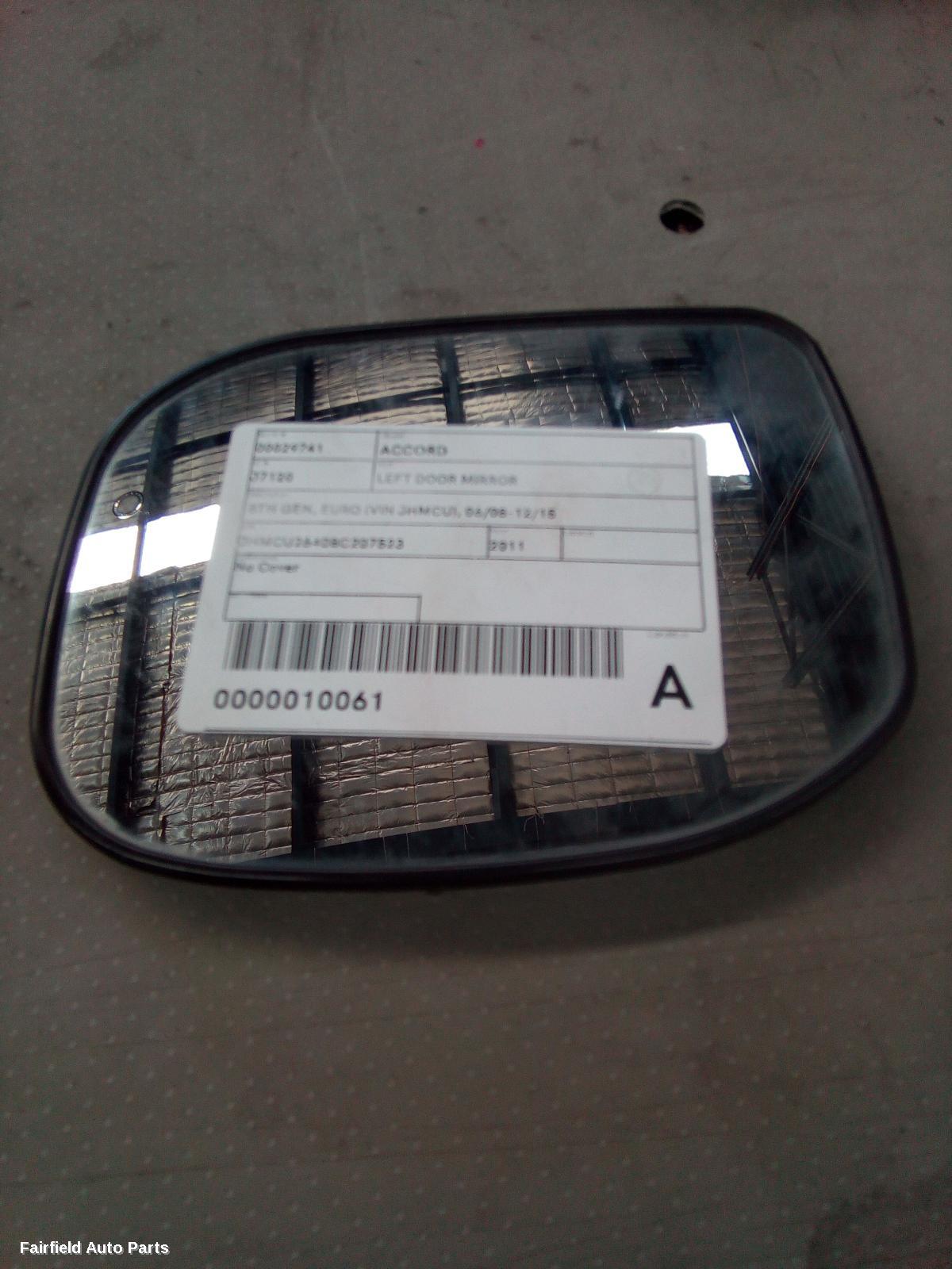 2011 Honda Accord Left Door Mirror