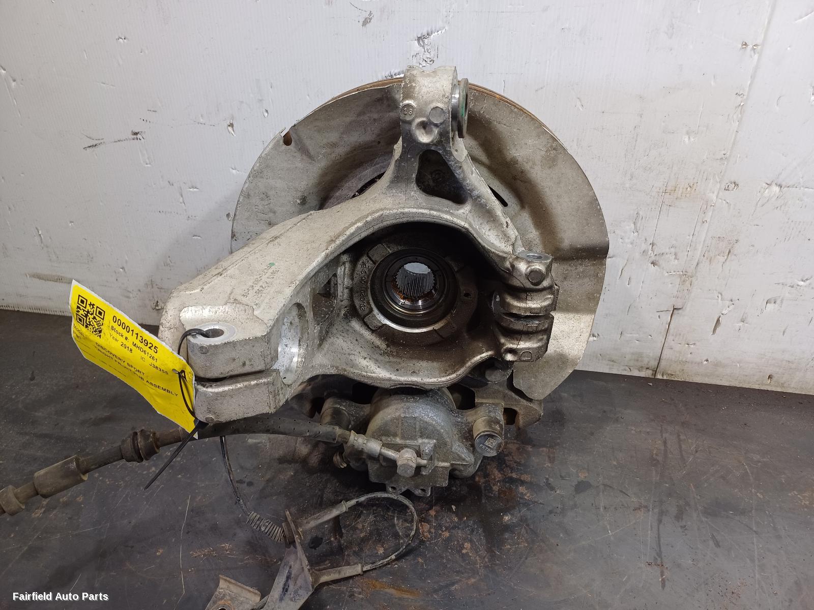 2015-2019 Land Rover Discovery Sport Right Front Hub Assembly
