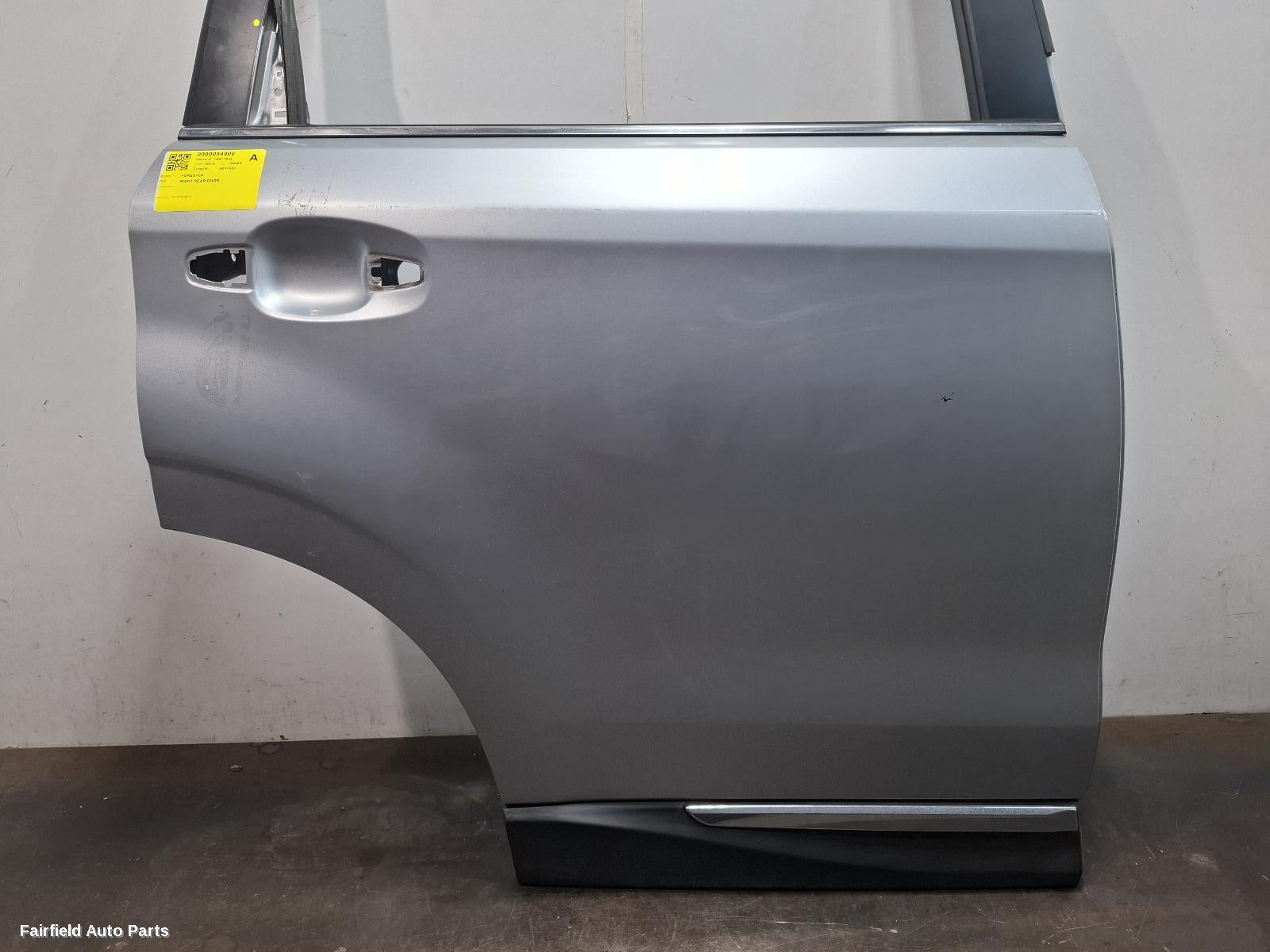 2012-2018 Subaru Forester Right Rear Door Sliding