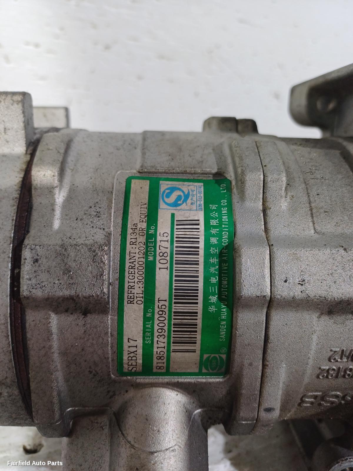 2015-2025 Ldv G10 A C Compressor