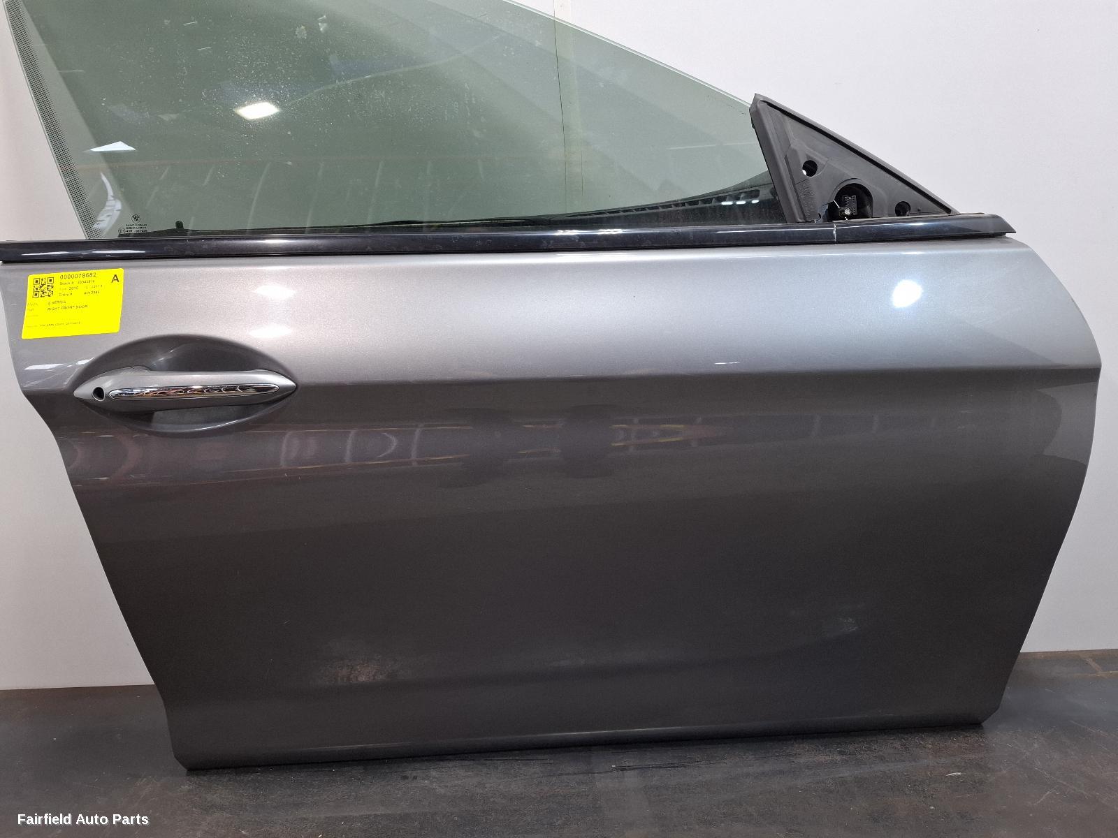 2012-2018 Bmw 6 Series Right Front Door