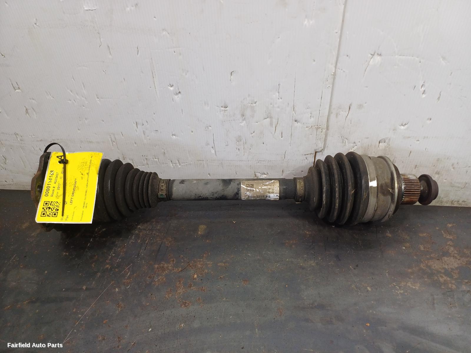 2015-2025 Audi Q7 Left Driveshaft