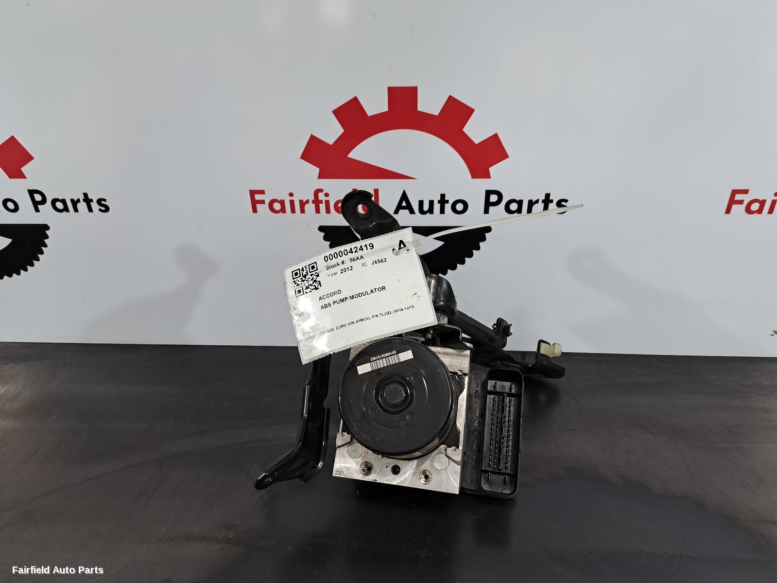 2011-2015 Honda Accord Abs Pump Modulator