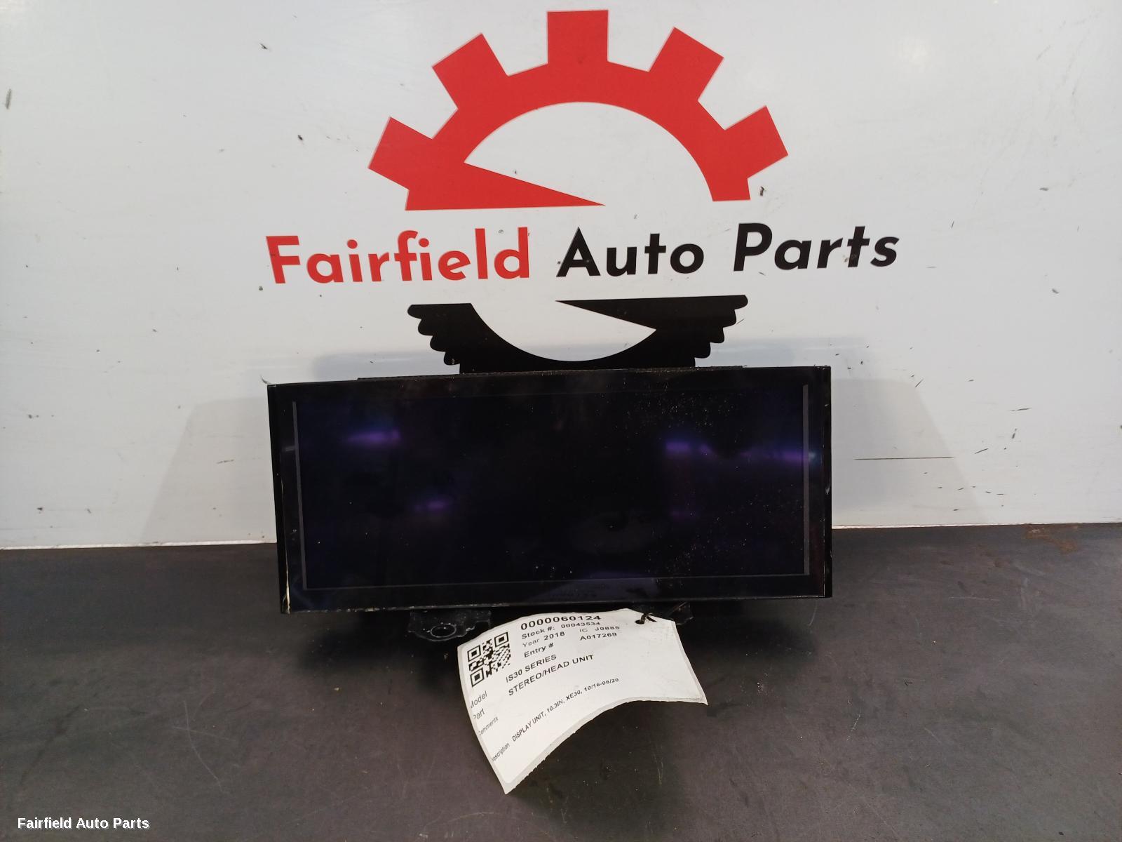 2016-2020 Lexus Is Series Radio Cd Dvd Sat Tv