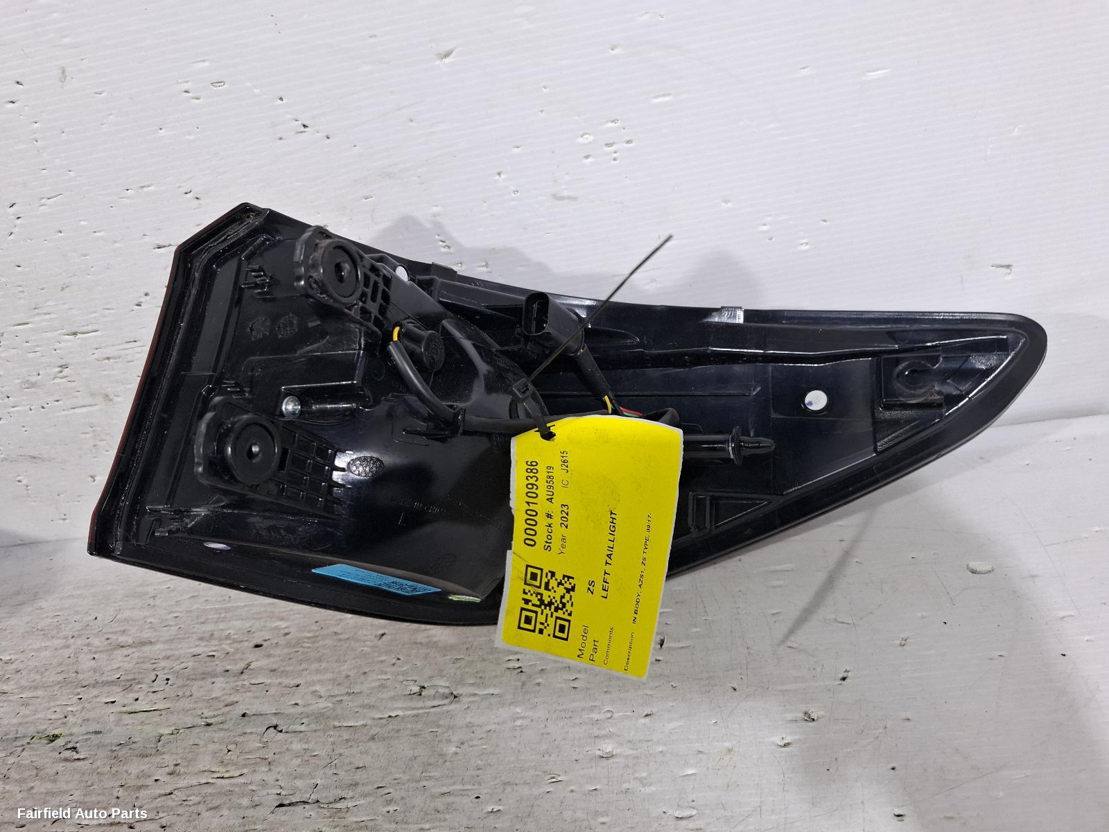 2017-2024 Mg Zs Left Taillight