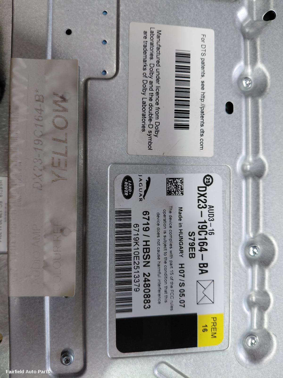 2013-2018 Land Rover Rangerover Sport Radio Cd Dvd Sat Tv