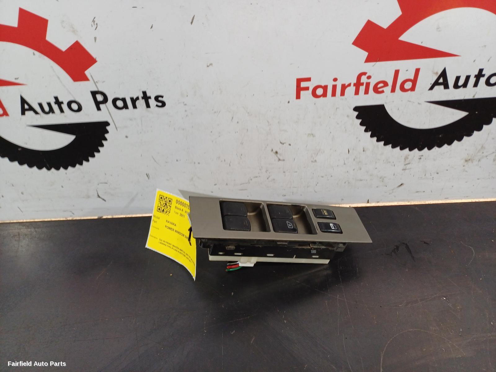 1997-2015 Nissan Navara Pwr Dr Wind Switch