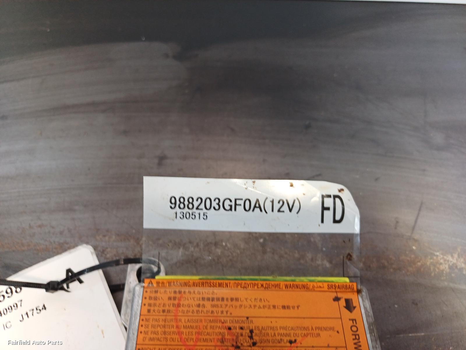 2013-2017 Nissan Pulsar Airbag Module Sensor
