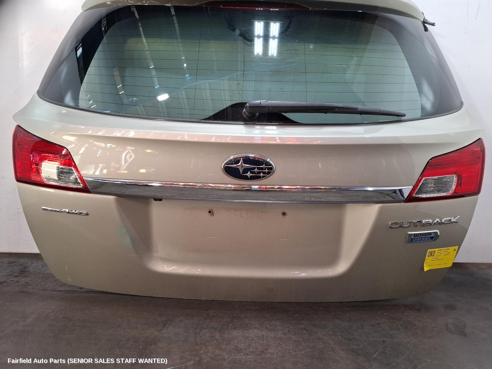 2012 Subaru Outback Bootlid Tailgate