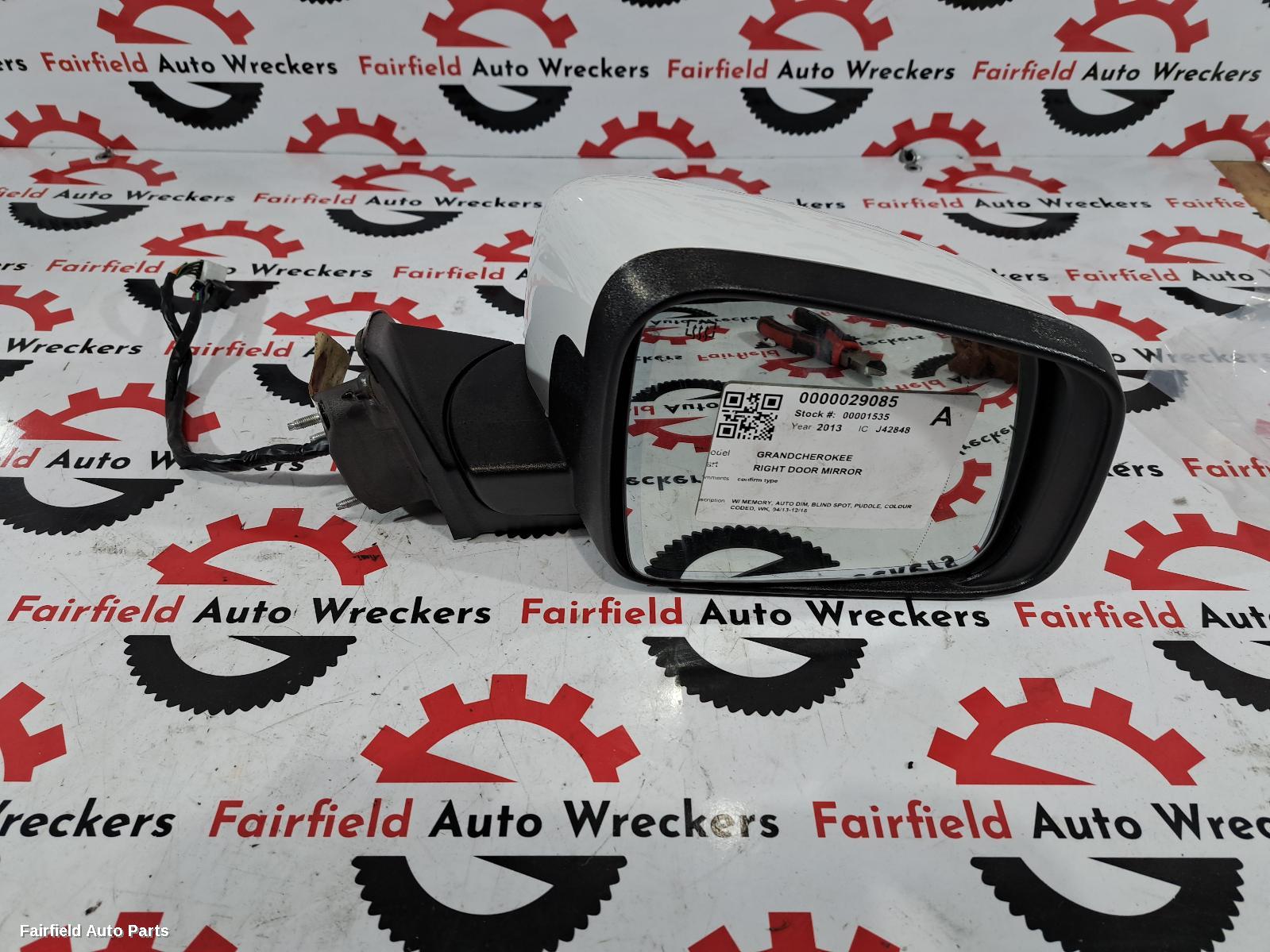 2013 Jeep Grandcherokee Right Door Mirror