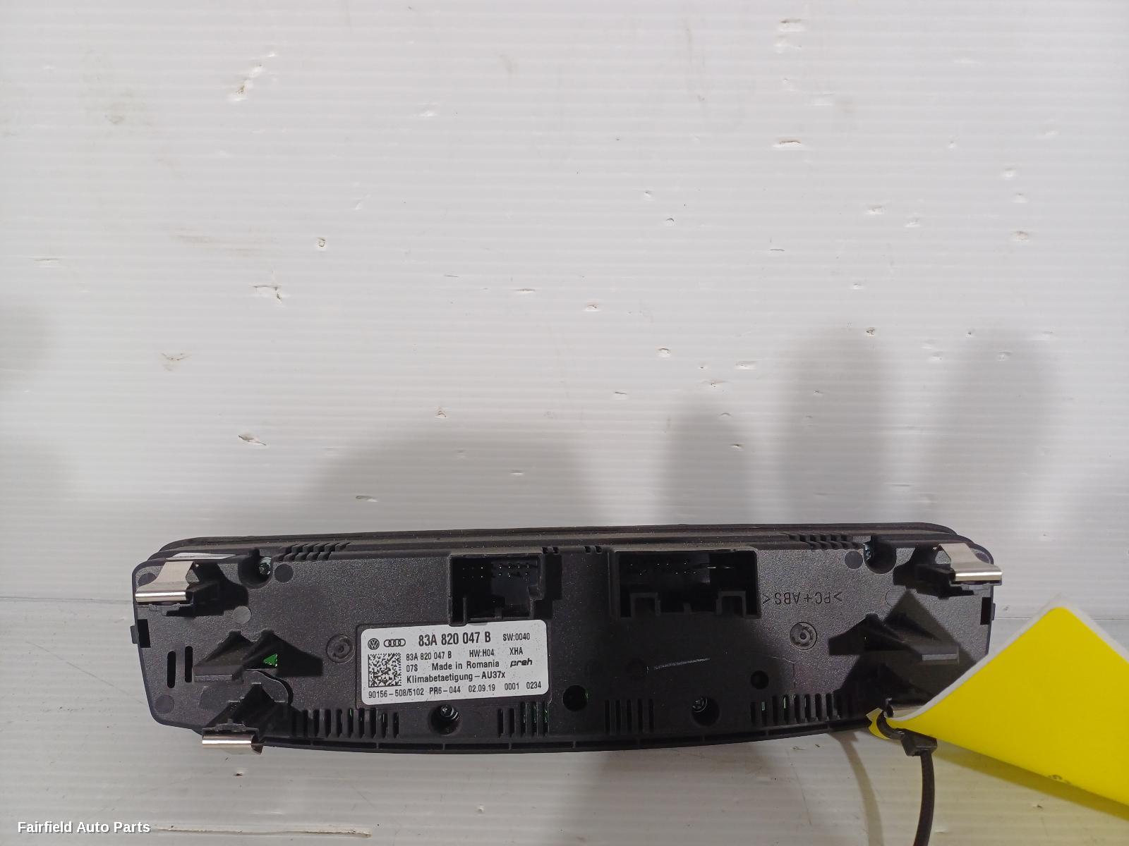 2019-2026 Audi A1 Heater Ac Controls