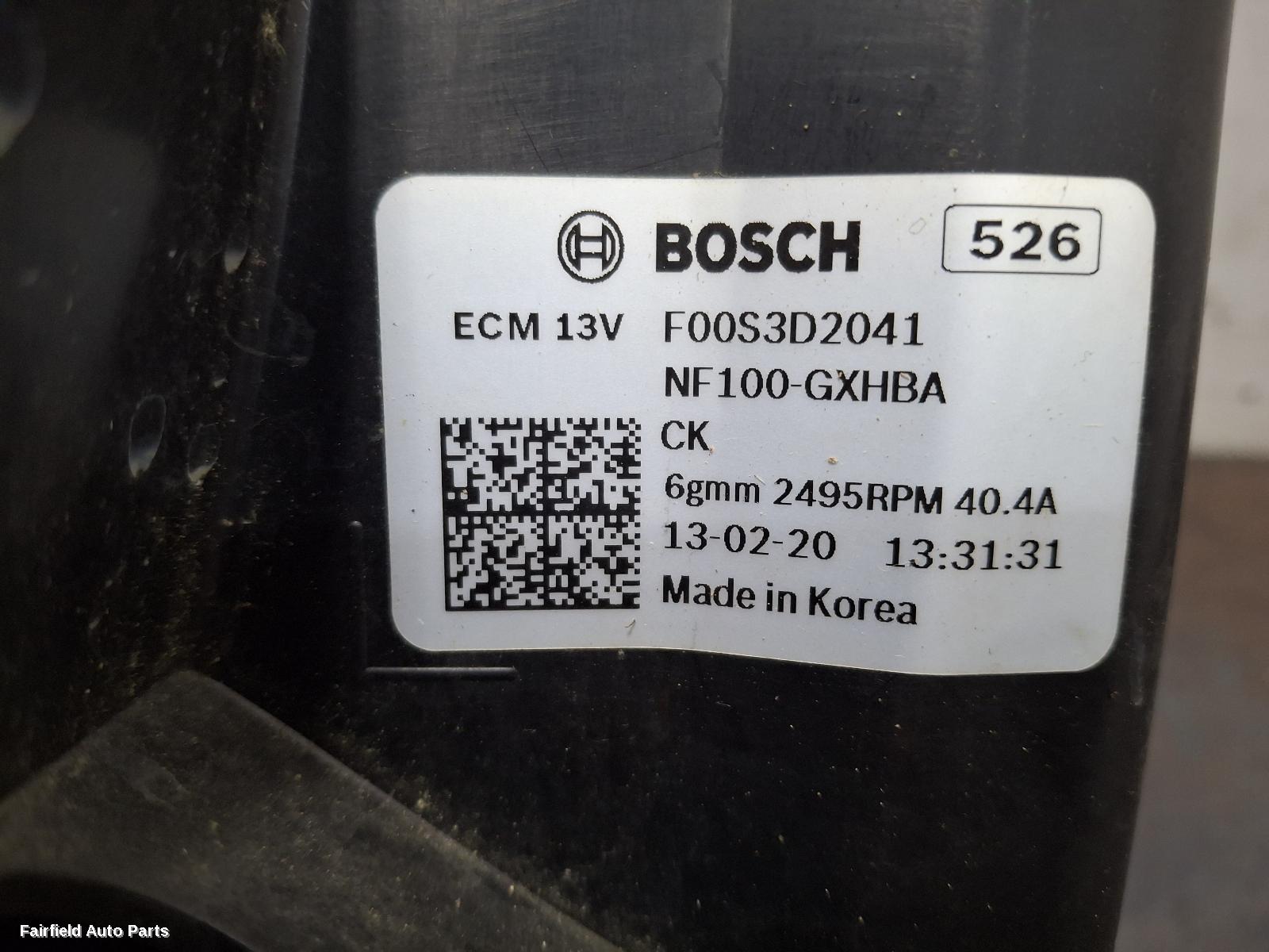 2017-2023 Kia Stinger Fan