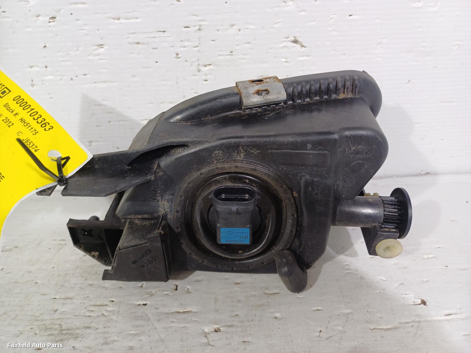 2012 Mercedes Sprinter Right Indicator Fog Side