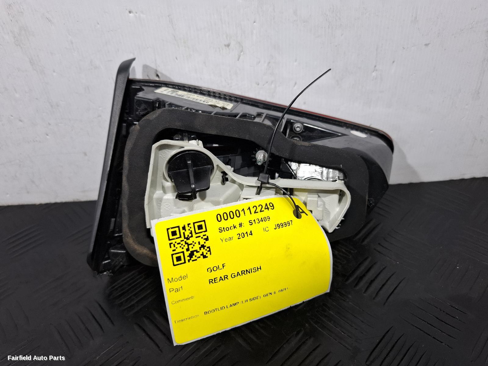 2012-2017 Volkswagen Golf Rear Garnish