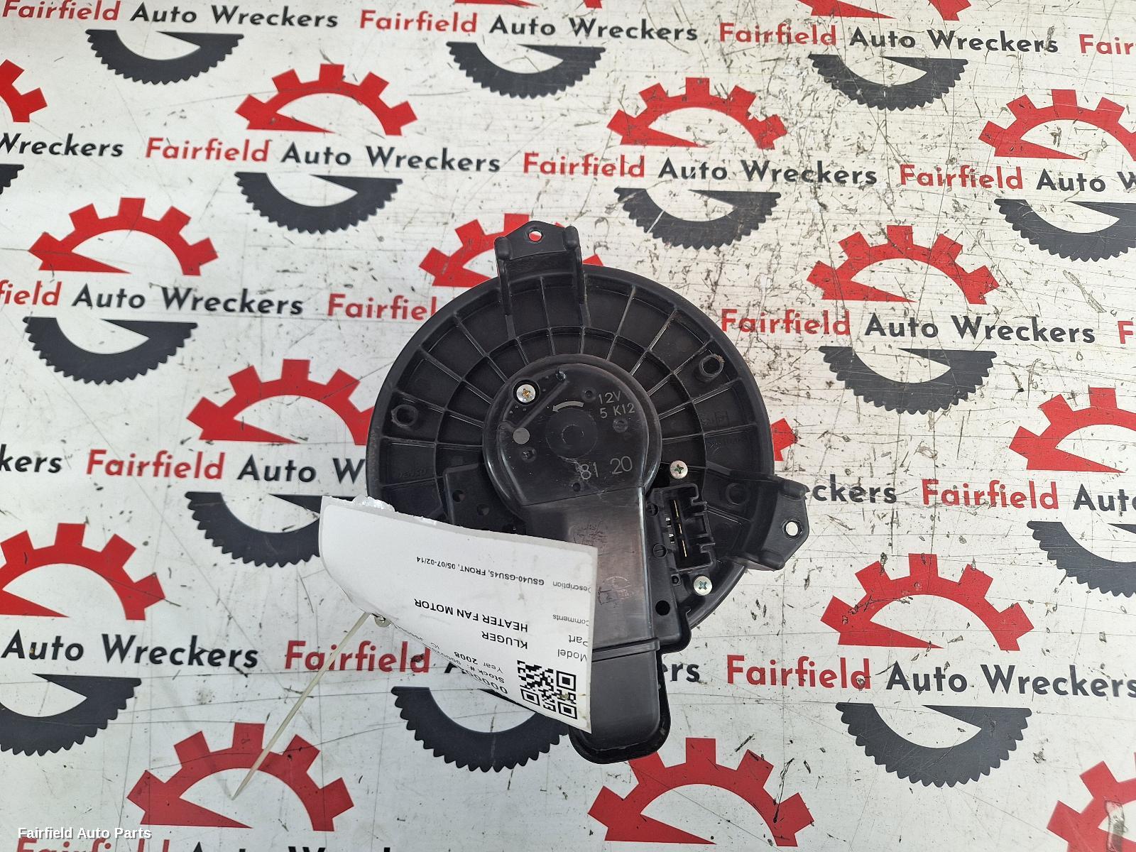 2007-2014 Toyota Kluger Heater Fan Motor