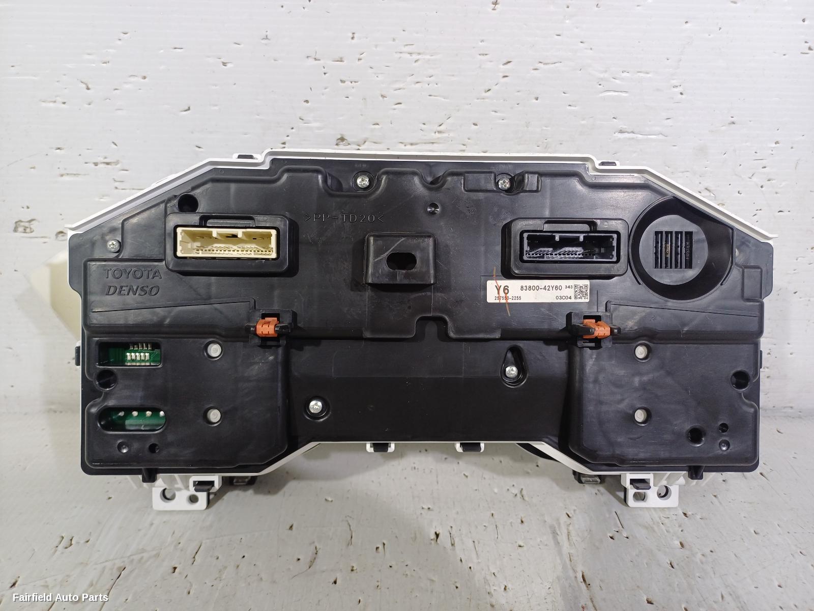 2018-2025 Toyota Rav4 Instrument Cluster