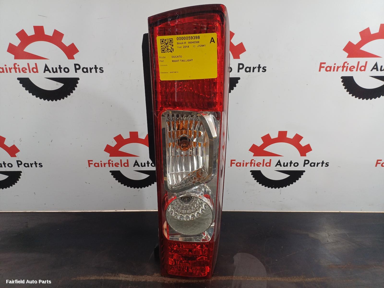2007-2014 Fiat Ducato Right Taillight