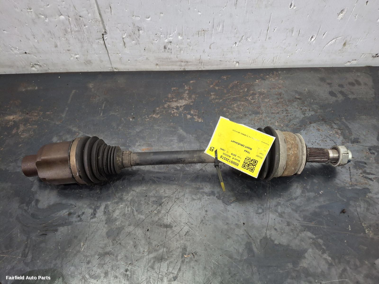 2014-2020 Holden Trax Right Driveshaft