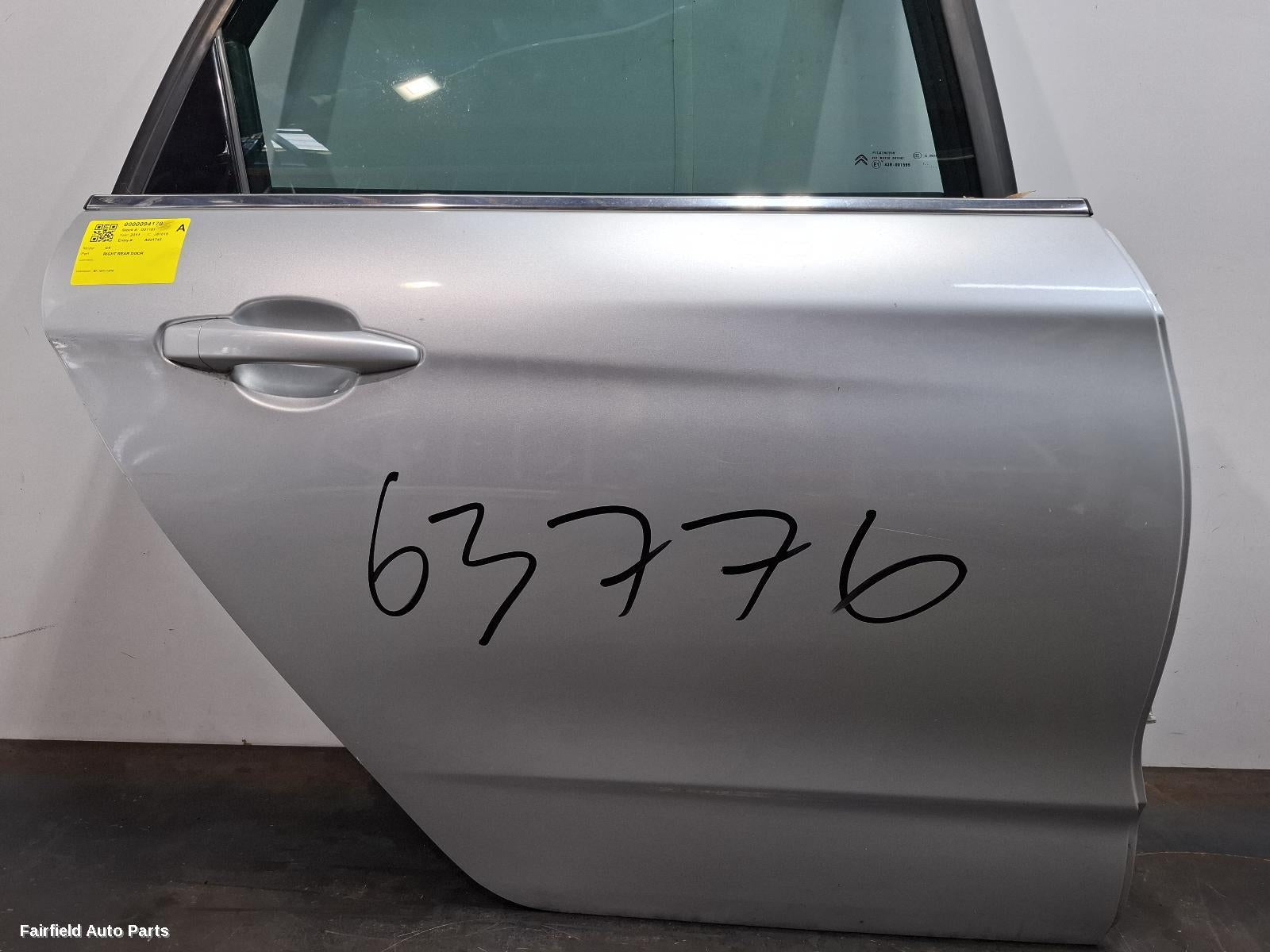 2011-2016 Citroen C4 Right Rear Door Sliding