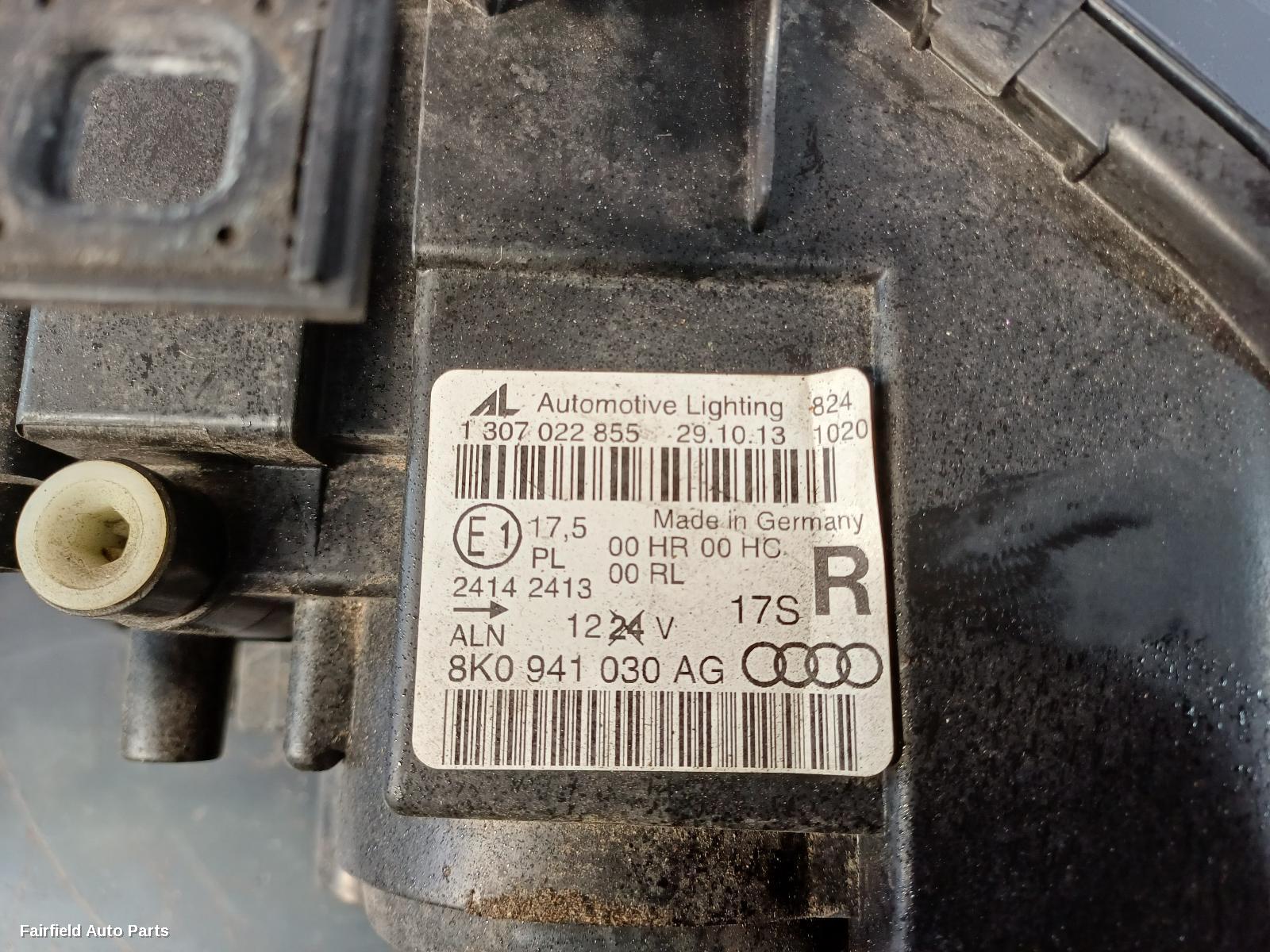 2008-2012 Audi A4 Right Headlamp