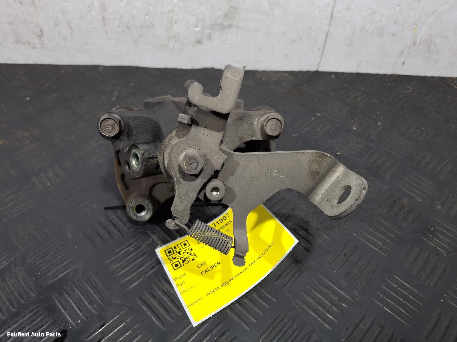 2012-2016 Mazda Cx5 Caliper