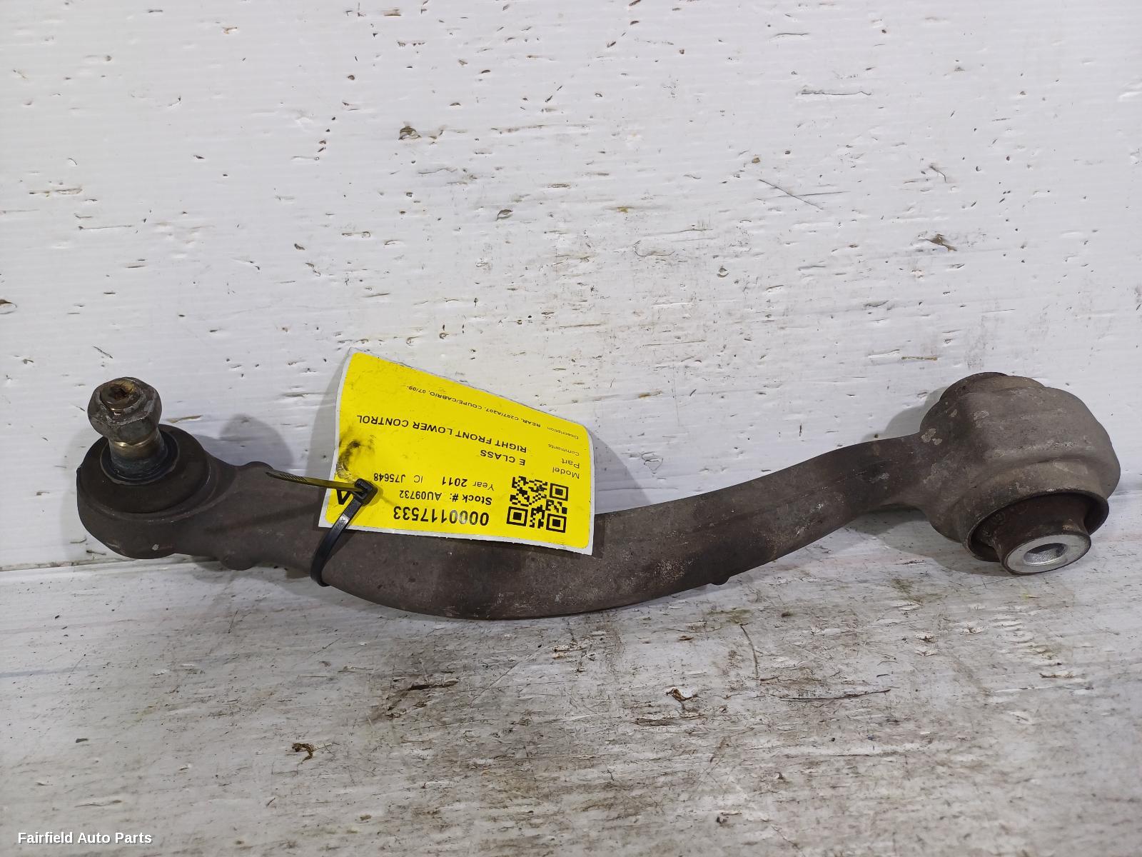 2009-2016 Mercedes E Class Right Front Lower Control Arm