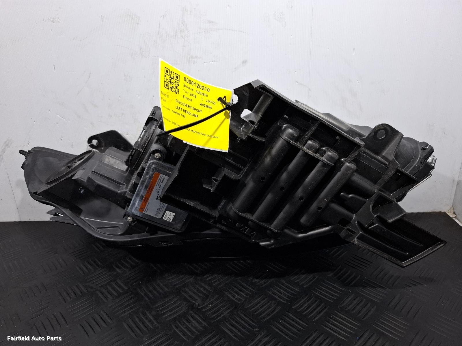 2015-2019 Land Rover Discovery Sport Left Headlamp