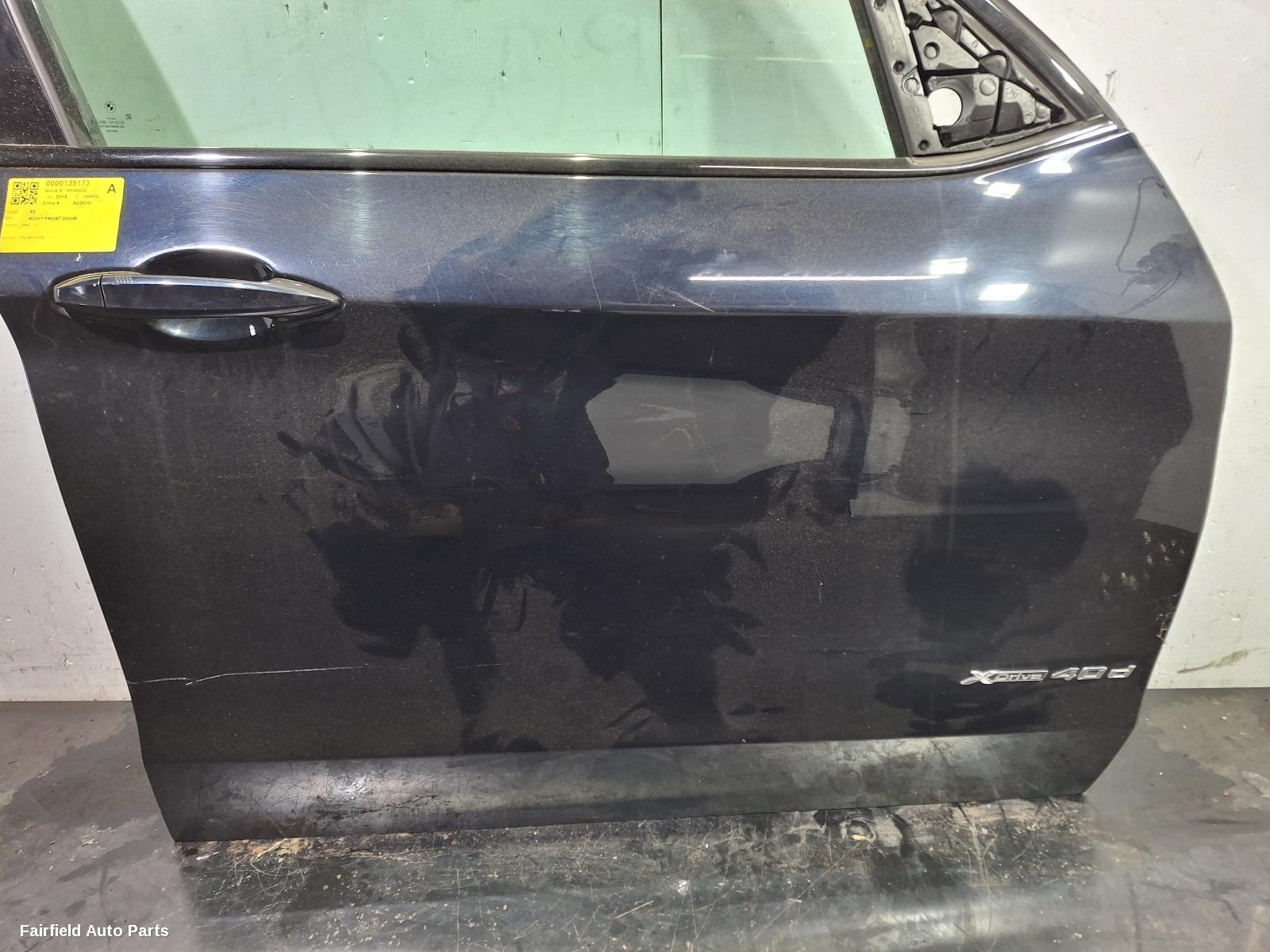 2013-2018 Bmw X5 Right Front Door