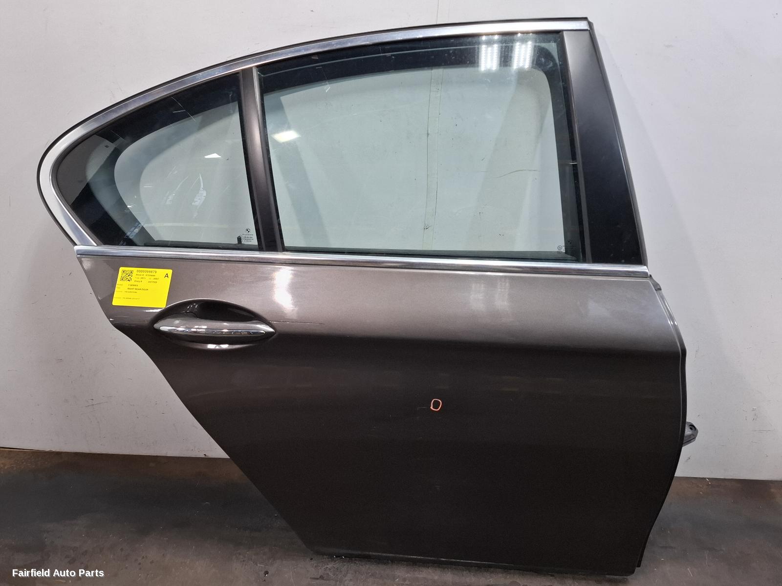 2010-2017 Bmw 5 Series Right Rear Door Sliding