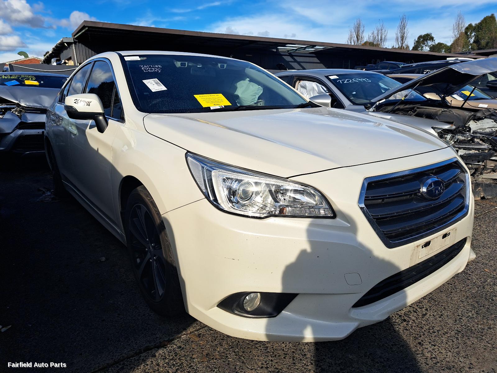 2017 Subaru Liberty Heater Ac Controls